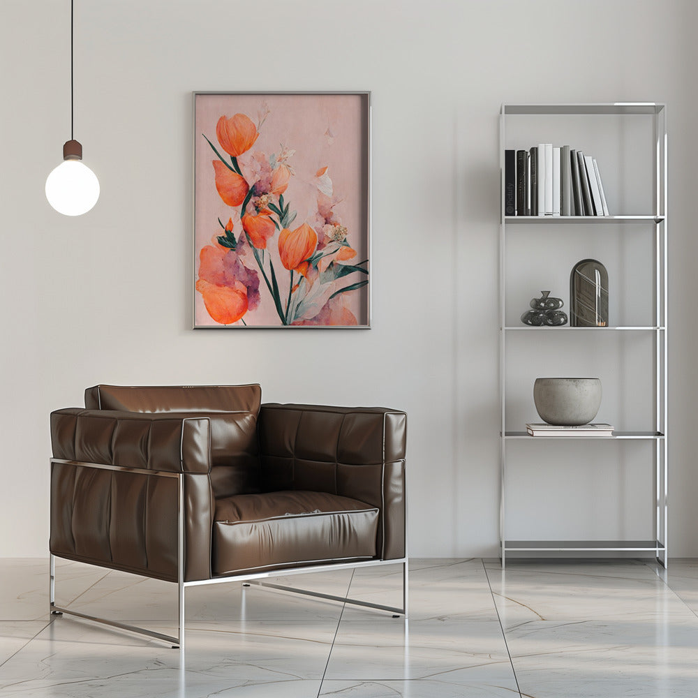 Orange Tulips Wall Artwork 0