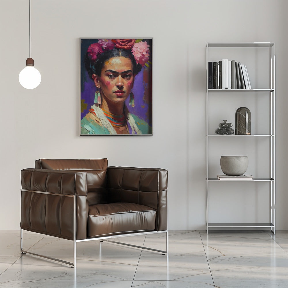 Portrait Of Frida Wall Artwork 0