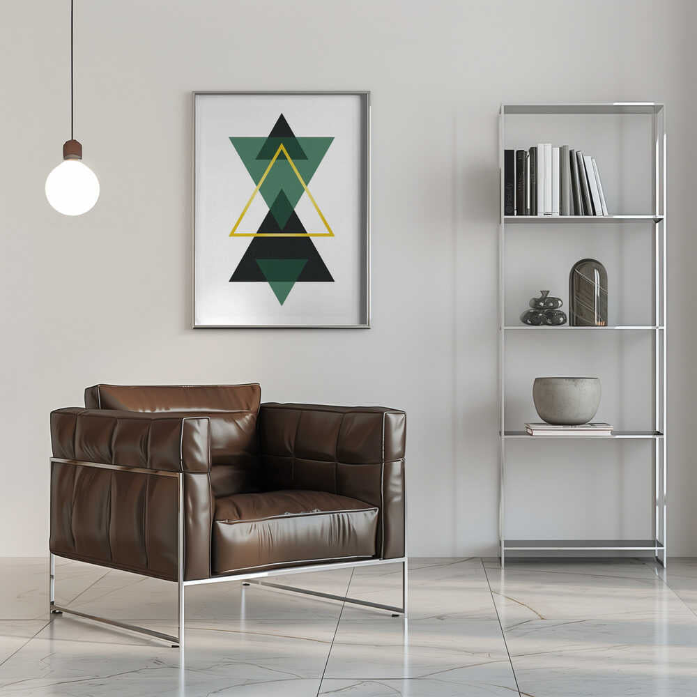 Wall art Minimal Triangle Collection #3
