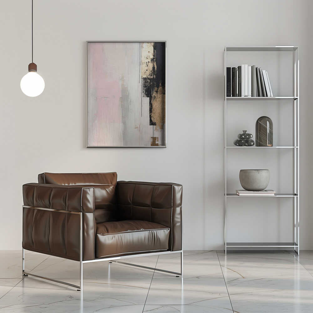 Wall art Pink abstraction