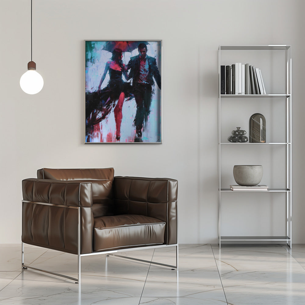 Walking In the Rain Wall Artwork 0