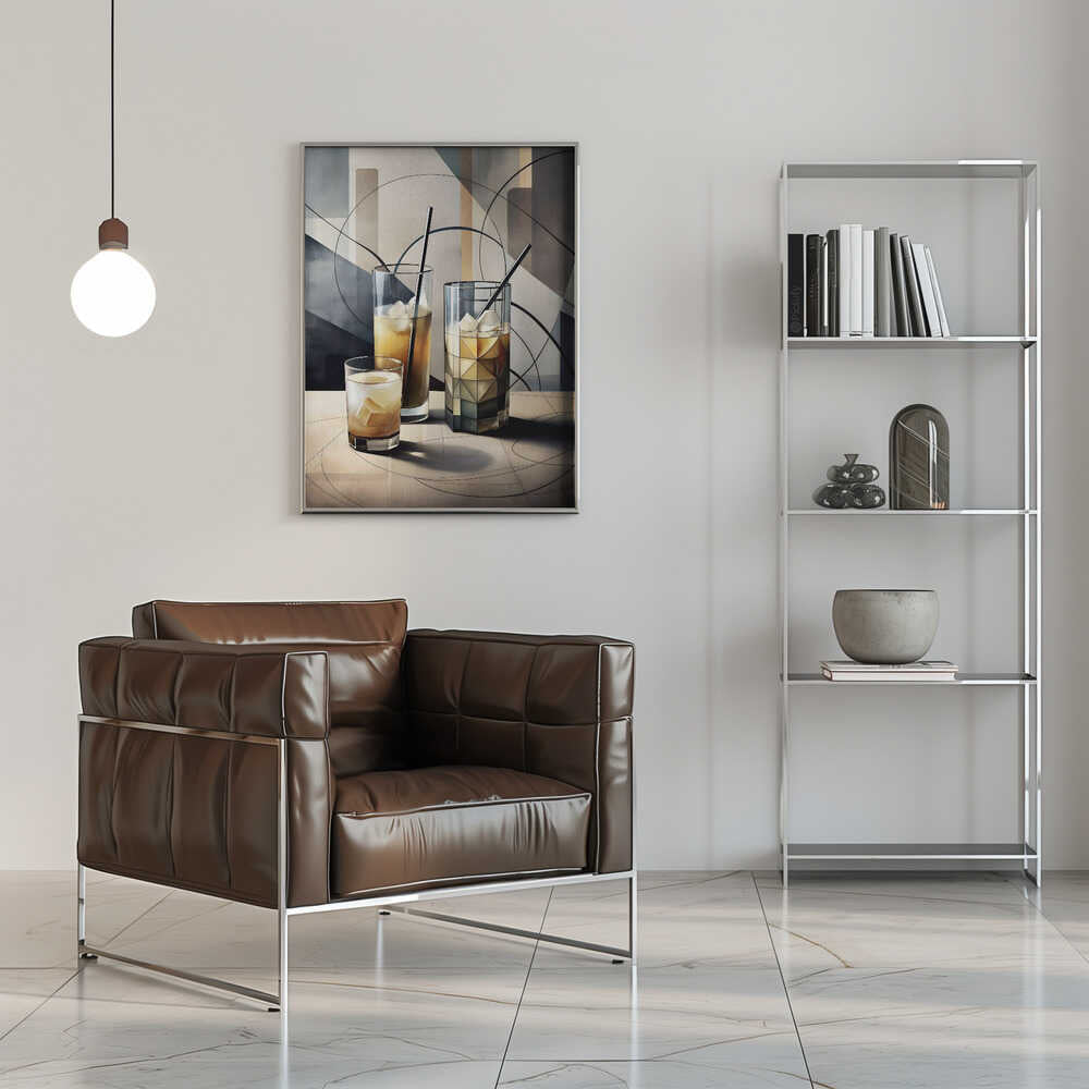 Wall art Cubist Cocktails