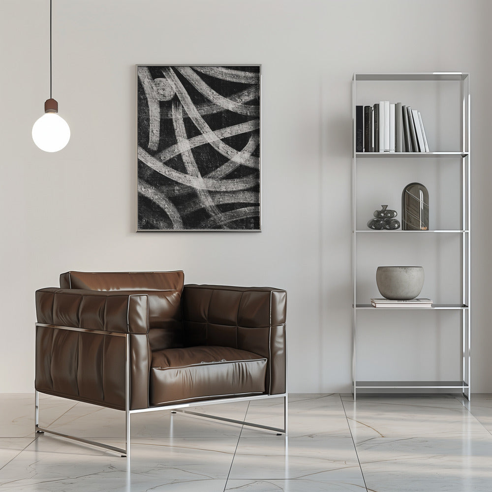 Abstract Art Canvas Print-wall-art-field-at-night-inches