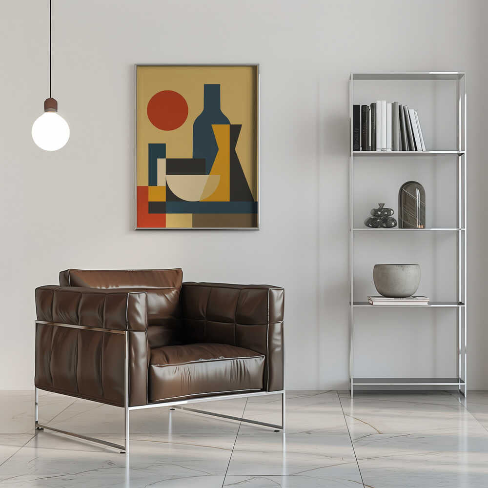 Wall art Geometric Still Life Composition 02