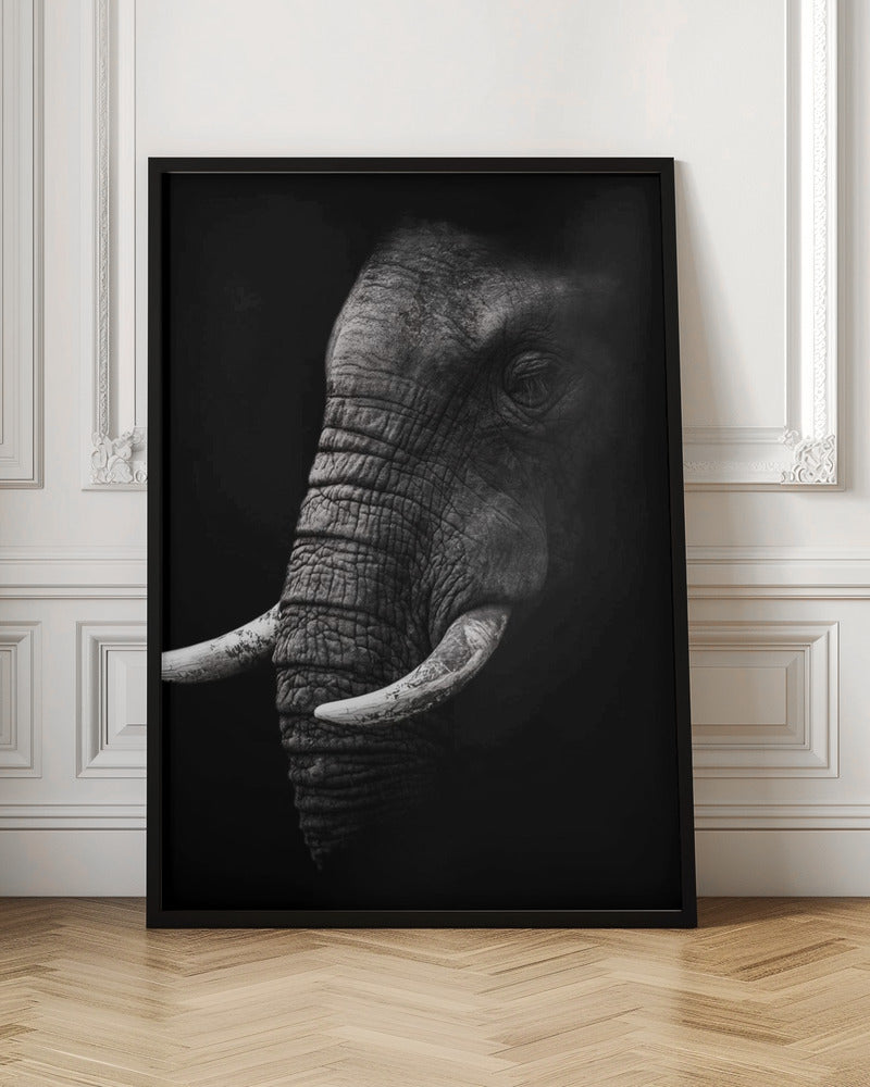 Portrait Wall Artwork In Black Floating Frame