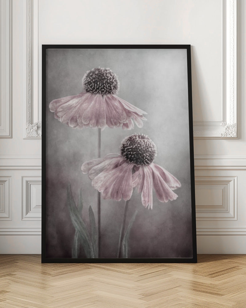 Duet Wall Artwork In Black Floating Frame