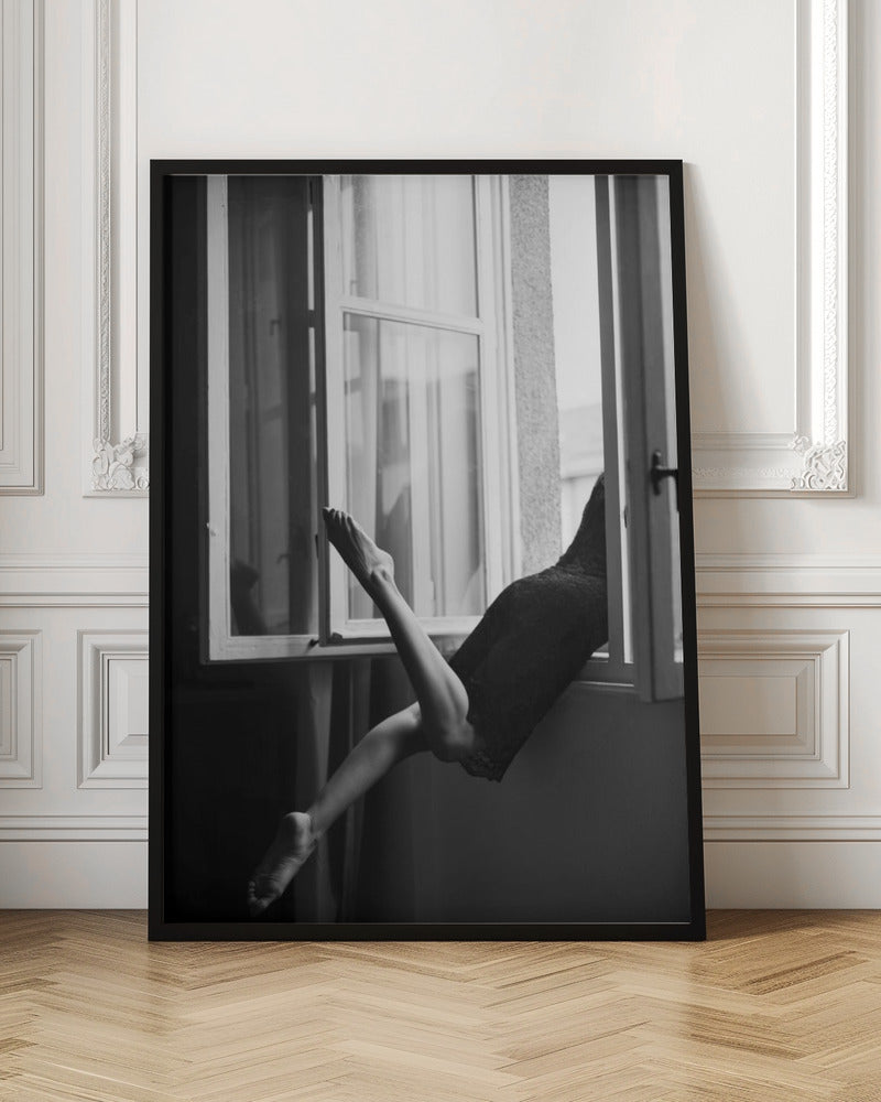Jazzy Sunday Wall Artwork In Black Floating Frame