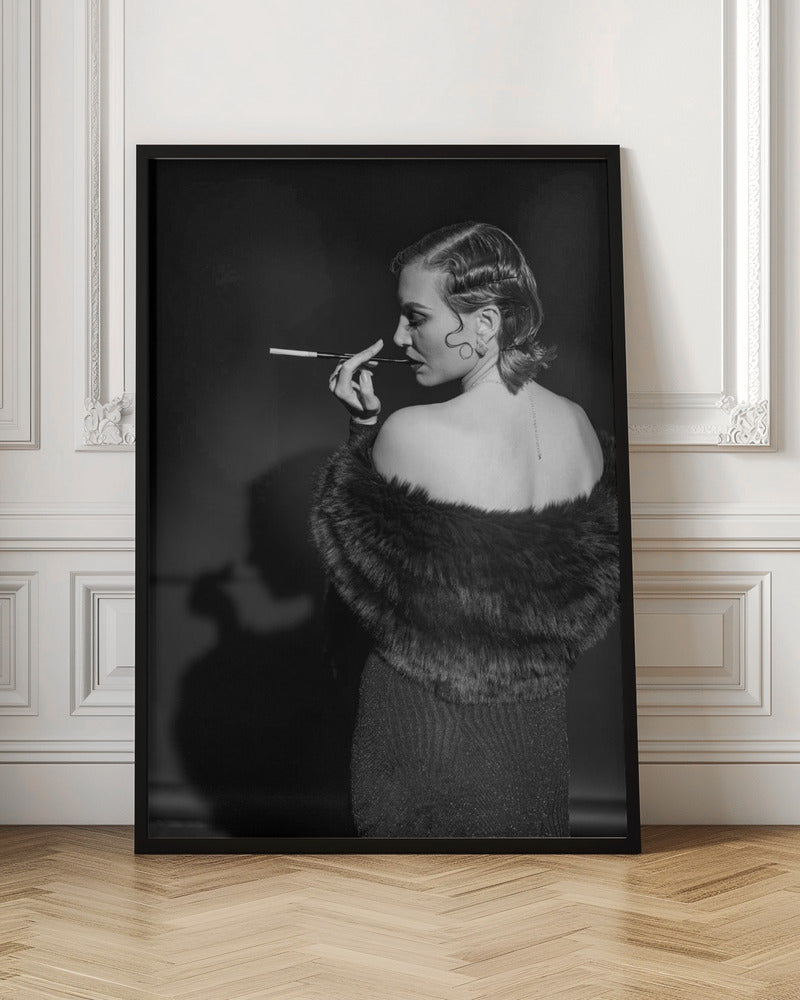 Portrait Wall Artwork In Black Floating Frame