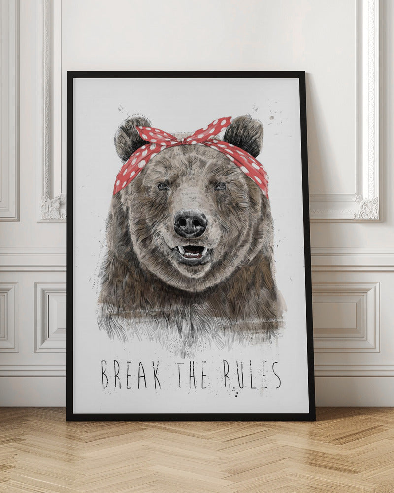 Wall art Break the rules