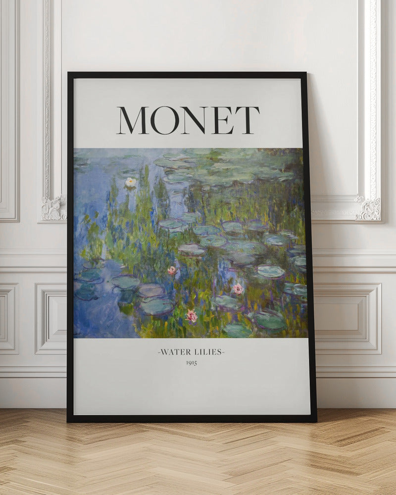 Water Lilies 1915 Monet Wall Artwork Gallery Wrapped (Ready to Hang)