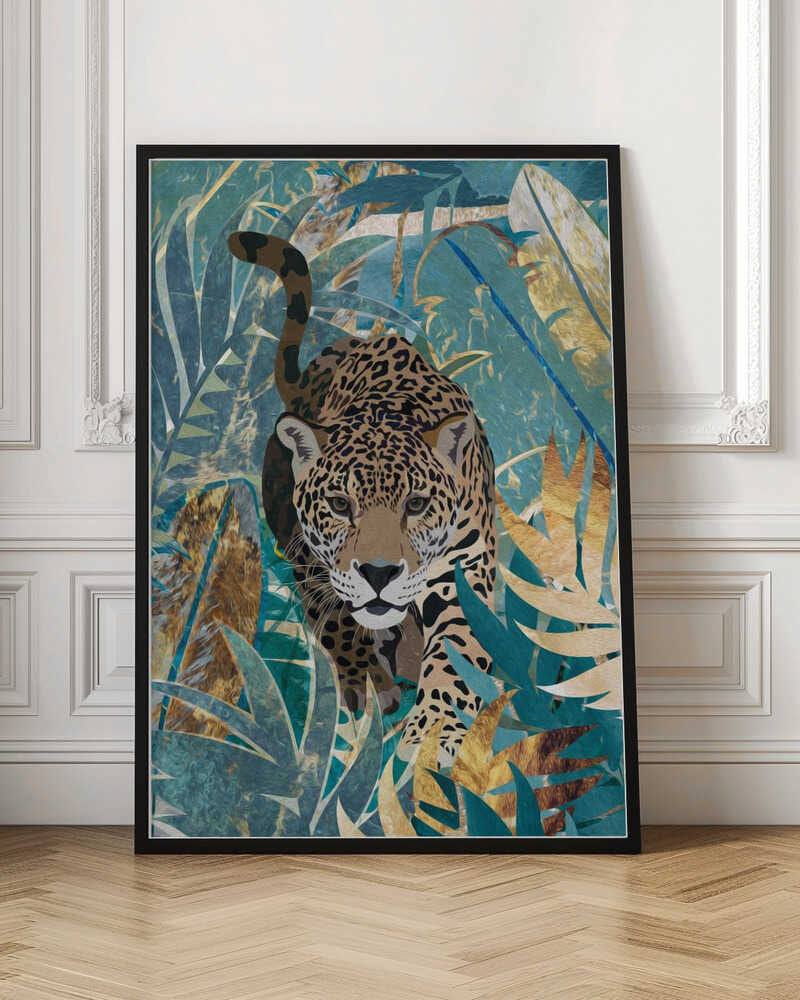 Wall art Jaguar Jungle 2