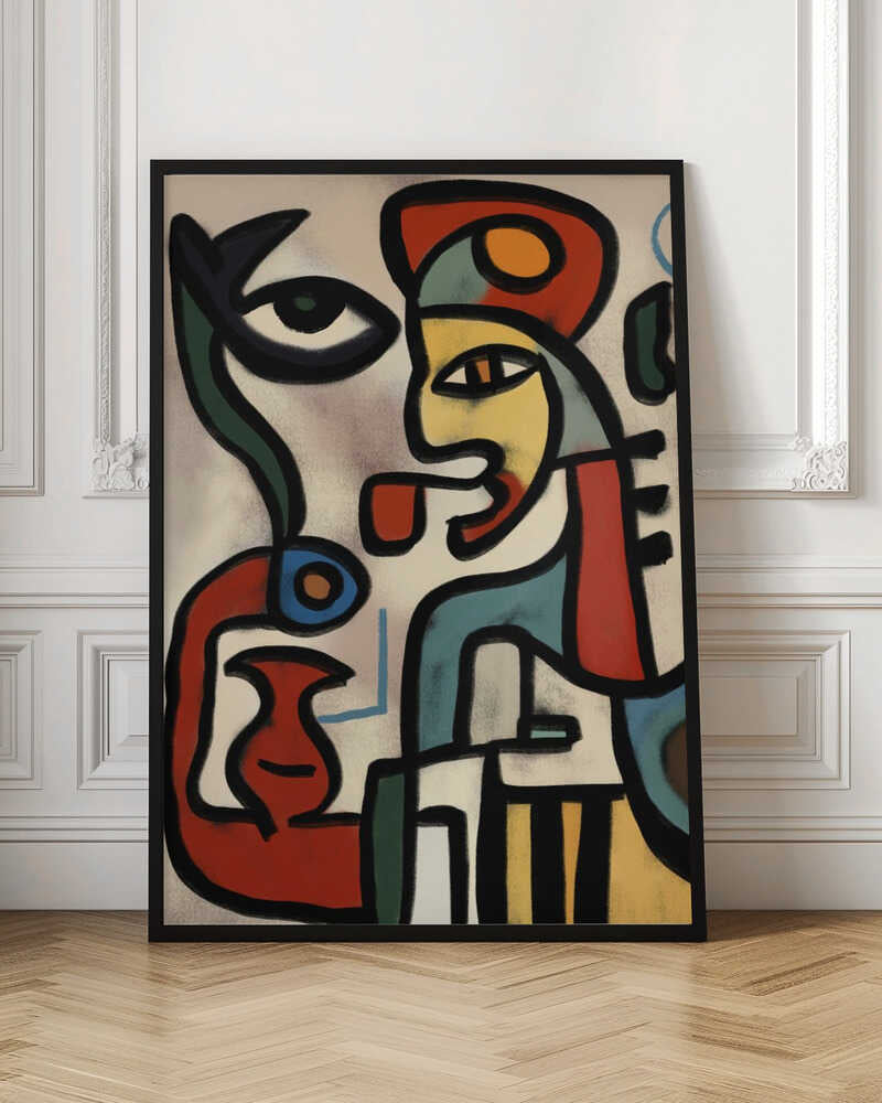 Abstract Visions – abstract wall art, interior display view