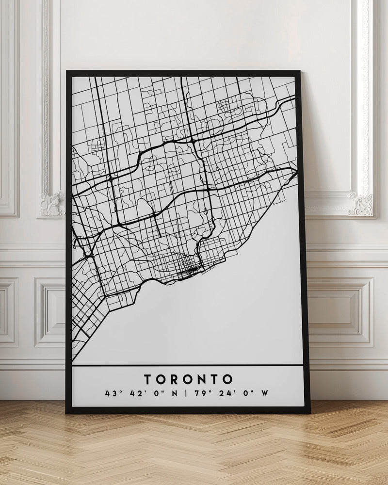 Wall art Black Maps 89 Canvas Wall Art
