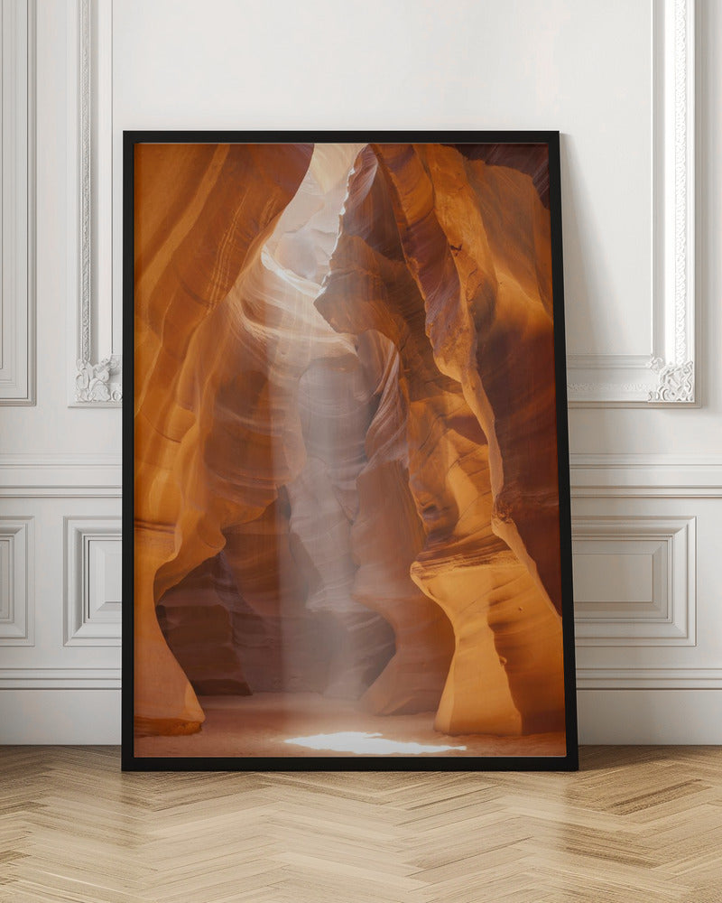 Landscape Photography Canvas Print-wall-art-antelope-canyon-unique-lightbeam-36X48