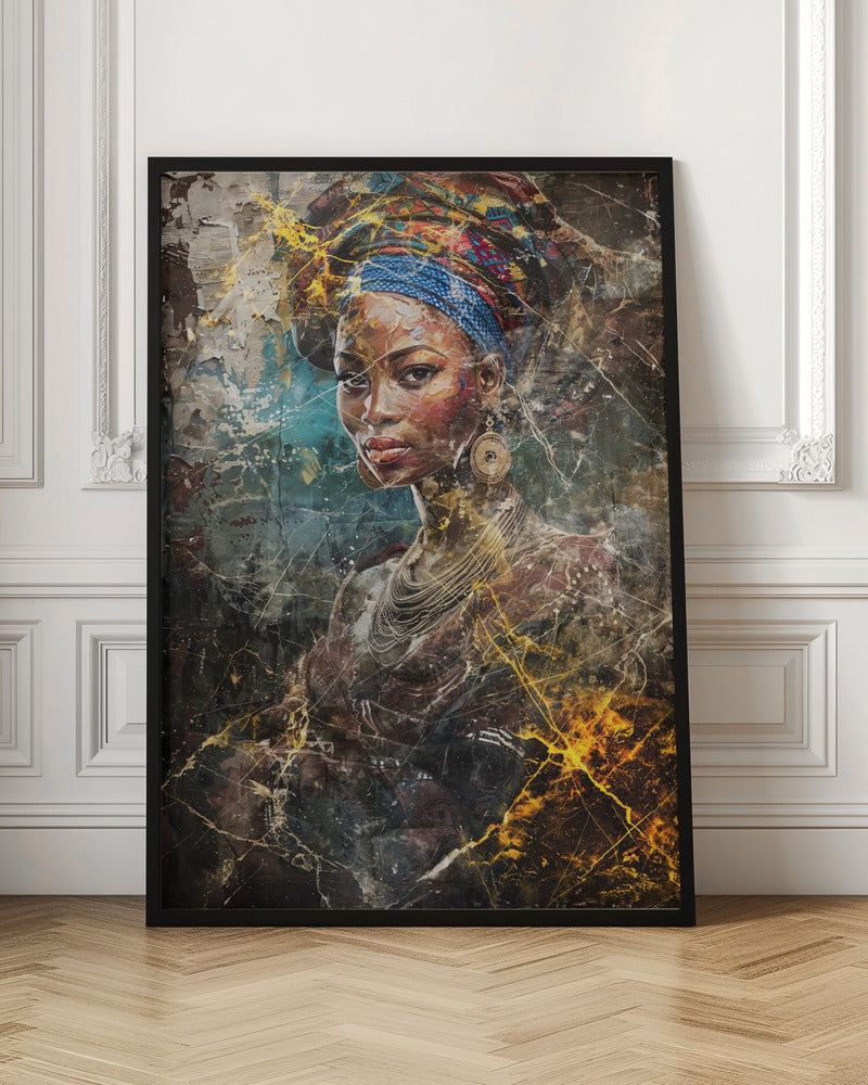 Abstract Art Canvas Print-wall-art-african-art-illustration-wallart-067-36X48