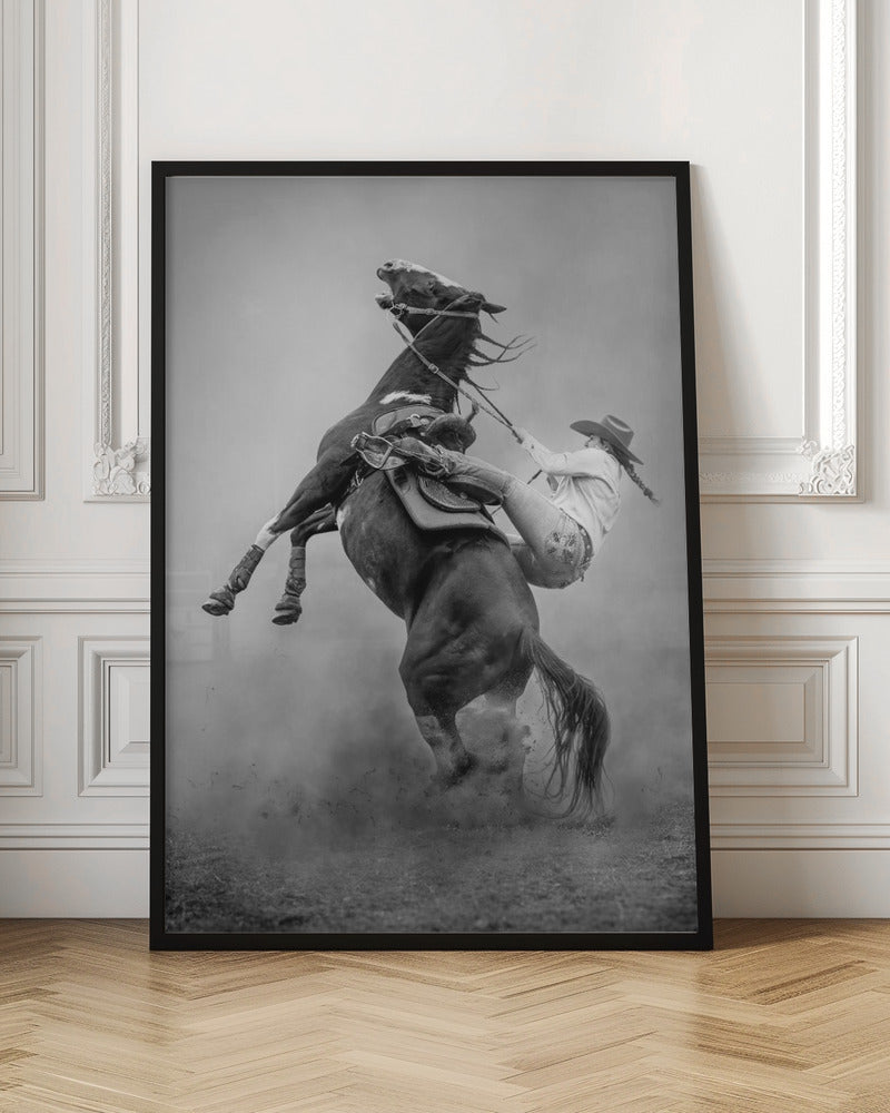 Startled Wall Artwork In Black Floating Frame