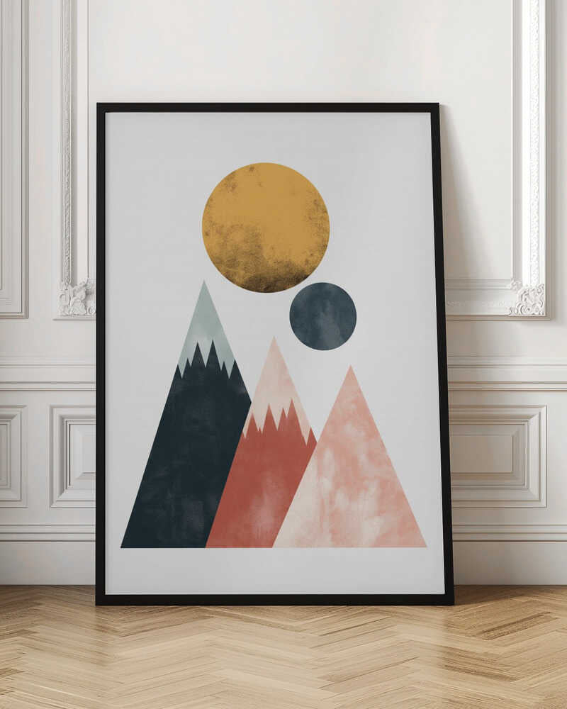 Wall art Two Moons