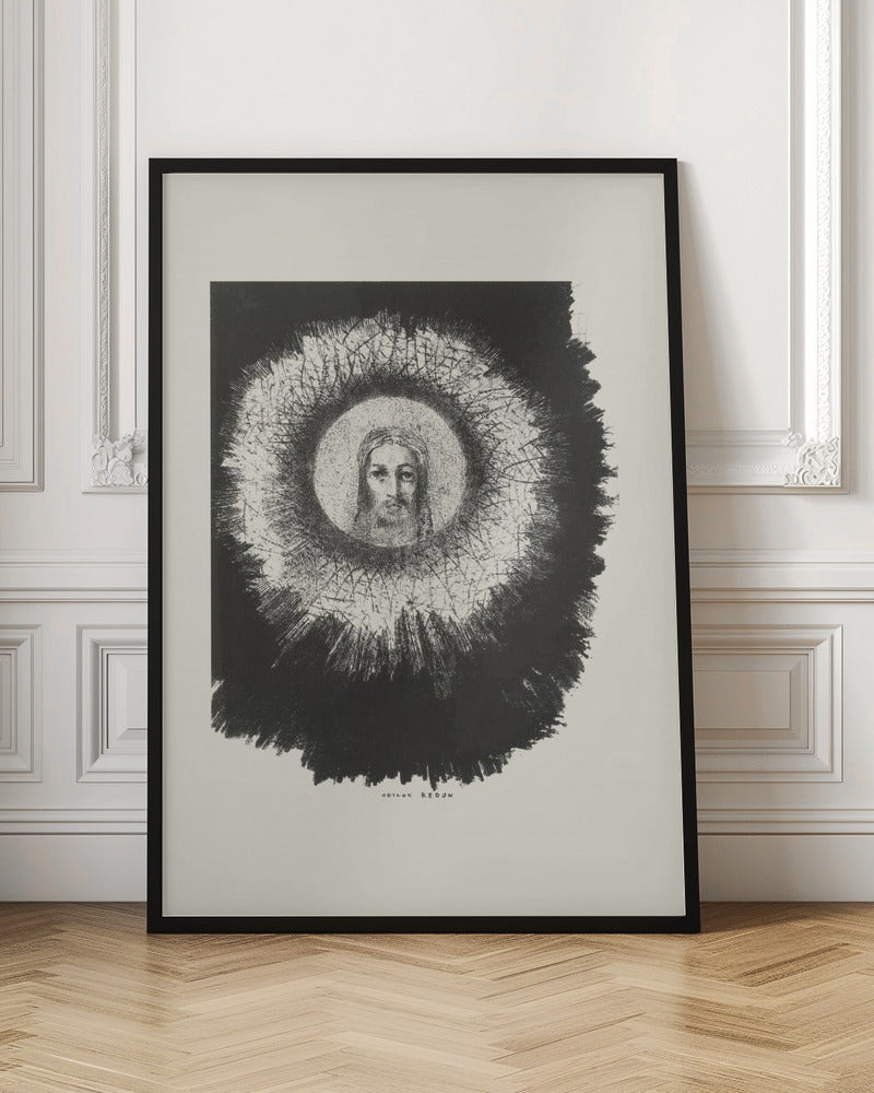 Abstract Art Canvas Print-wall-art-and-the-face-of-christ-shone-in-the-disk-of-the-sun-36X48