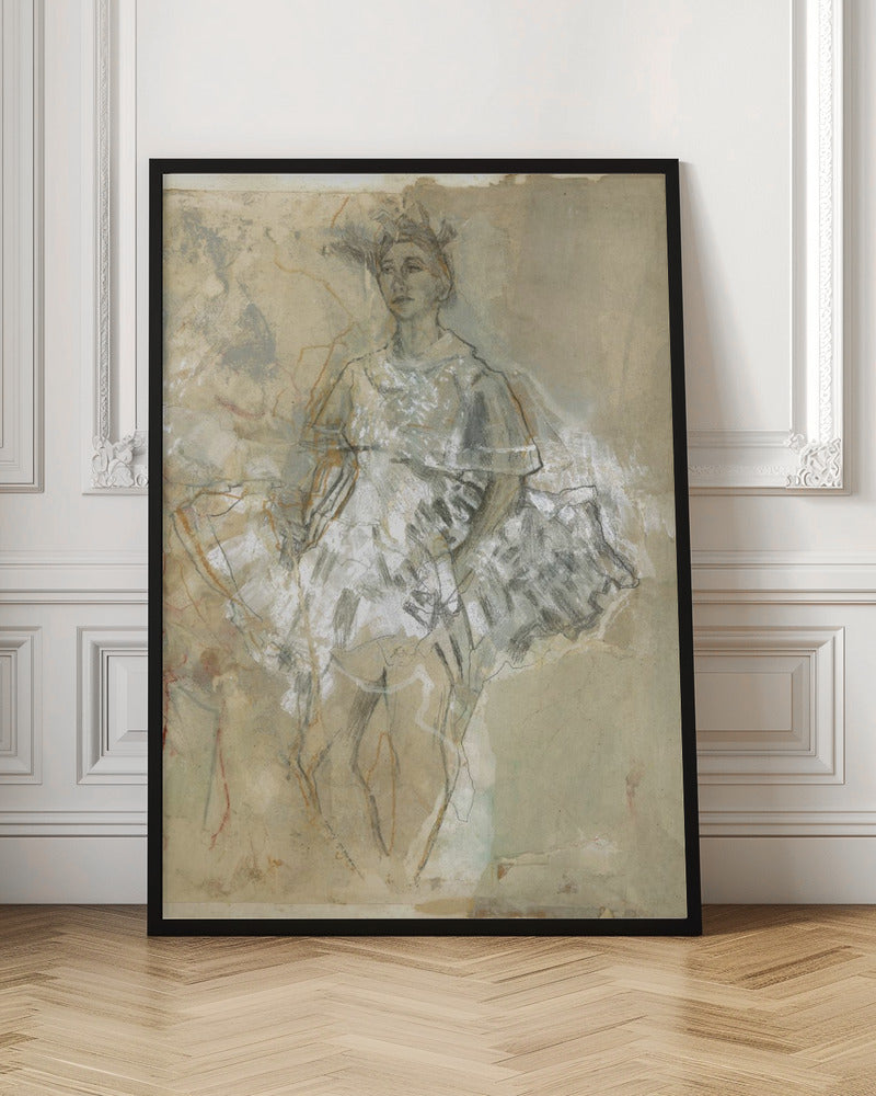 Abstract Art Canvas Print-wall-art-hommage-a-degas-xxiii-36X48
