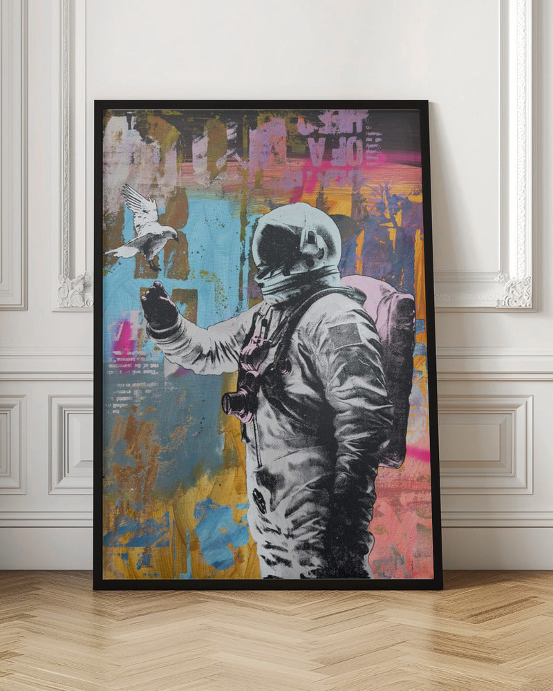 Augmented Reality 1 Wall Artwork In Black Floating Frame