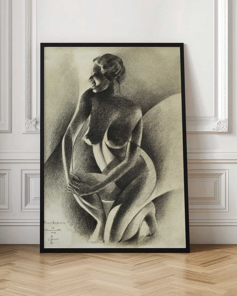Wall art Cubist Style Nude Figure