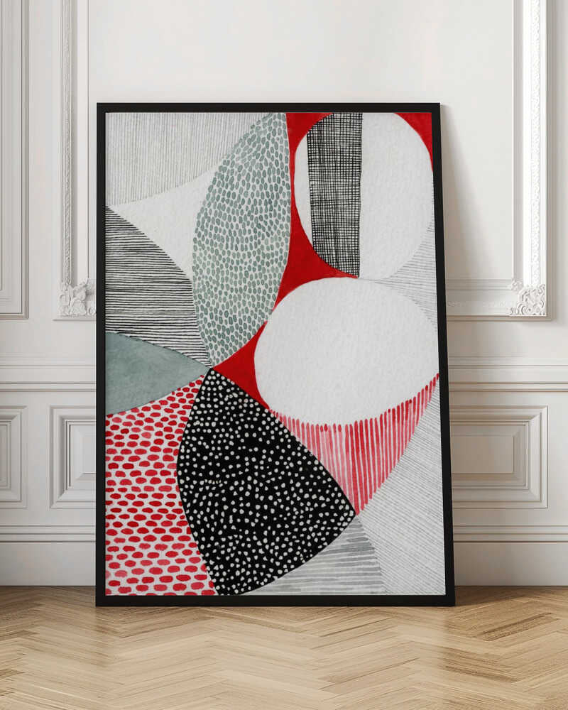 Wall art Geometric Patterns And Vivid Colors