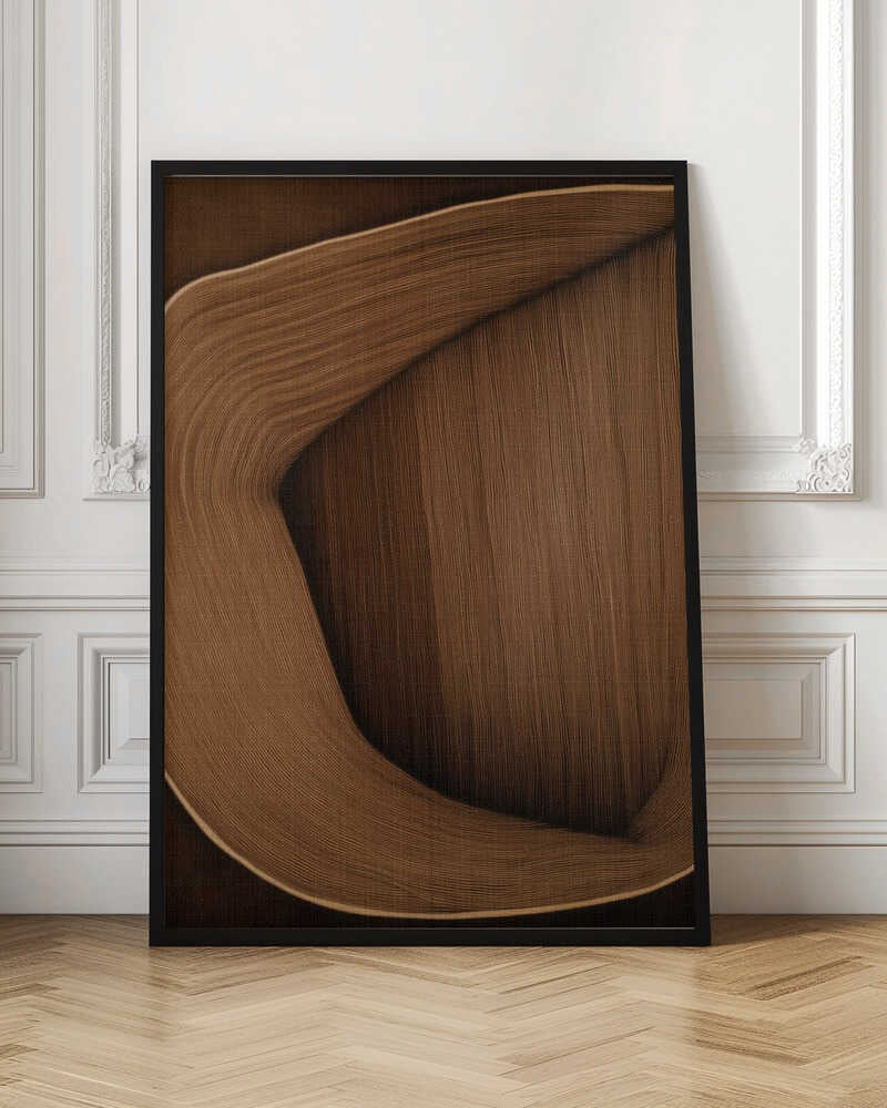 Wall art Caramel lines I