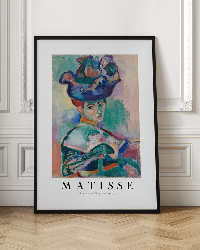 Wall art Woman With Hat 1905