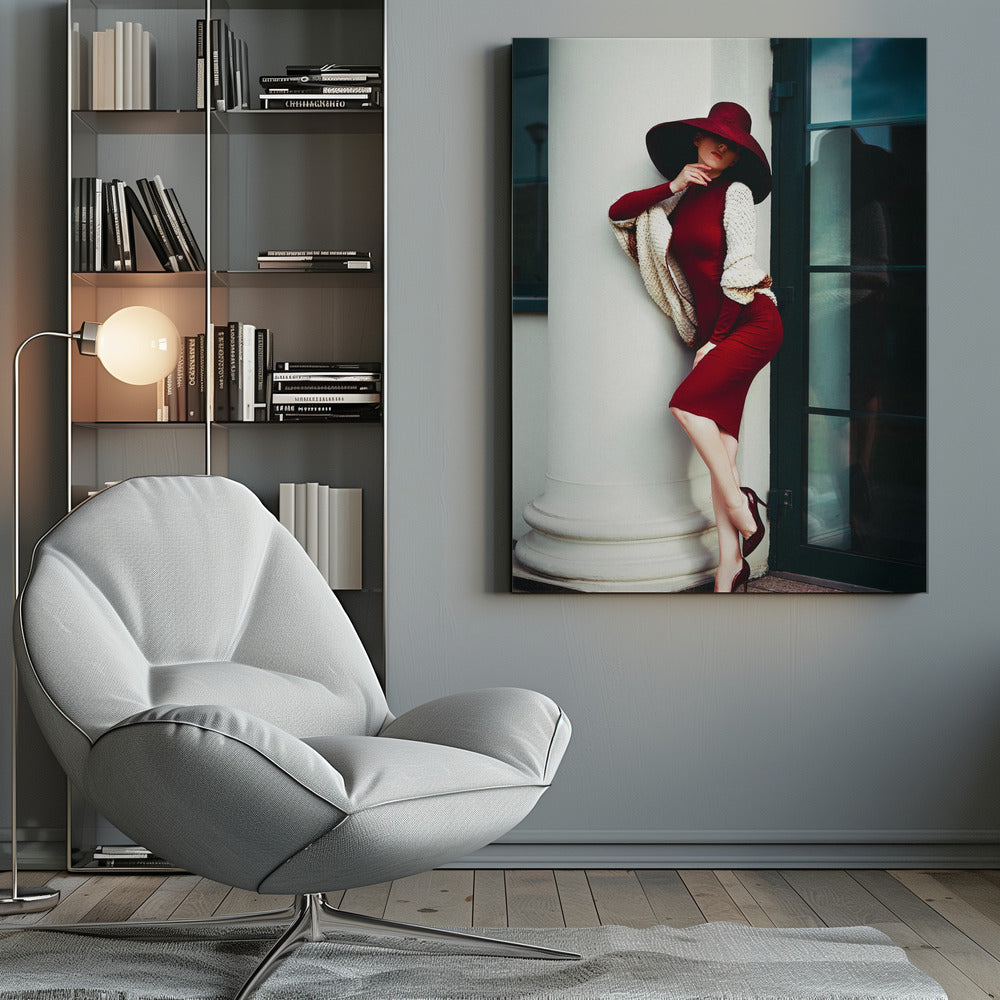 Elegance is the only beauty that never fades Wall Artwork 0