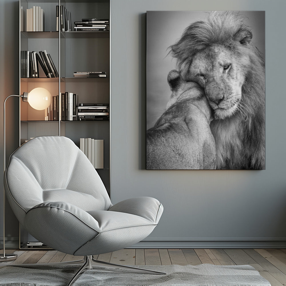 Wall art African Love! Canvas Print