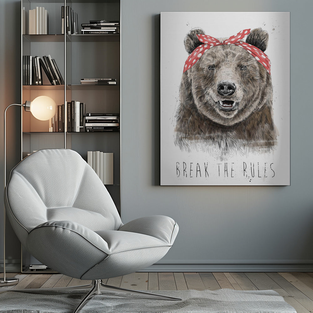 Wall art Break the rules
