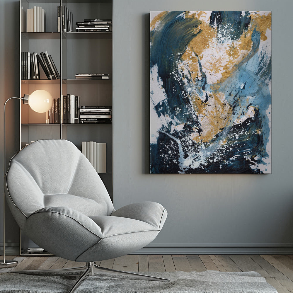Golden Sea Wall Artwork 0