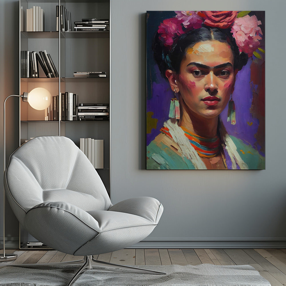 Portrait Of Frida Wall Artwork 0