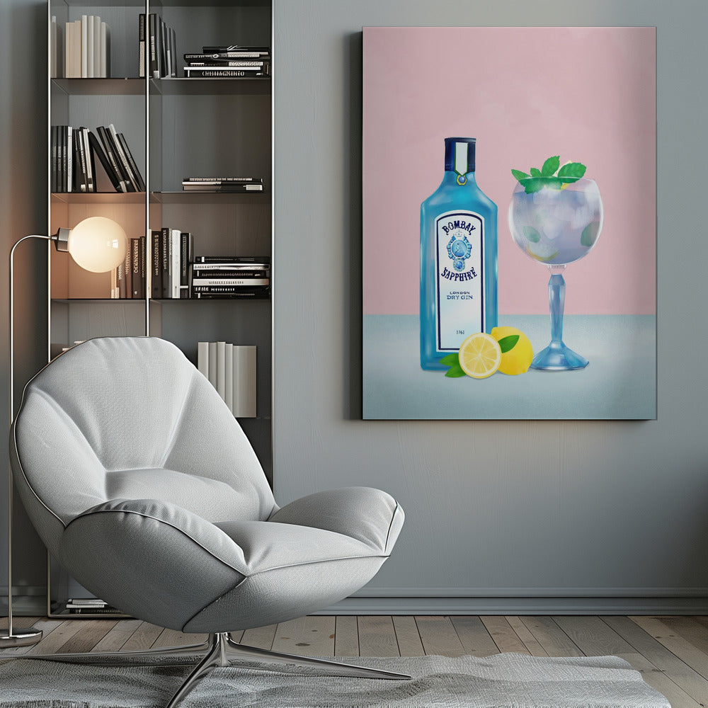 Gin Cocktail Wall Artwork 0