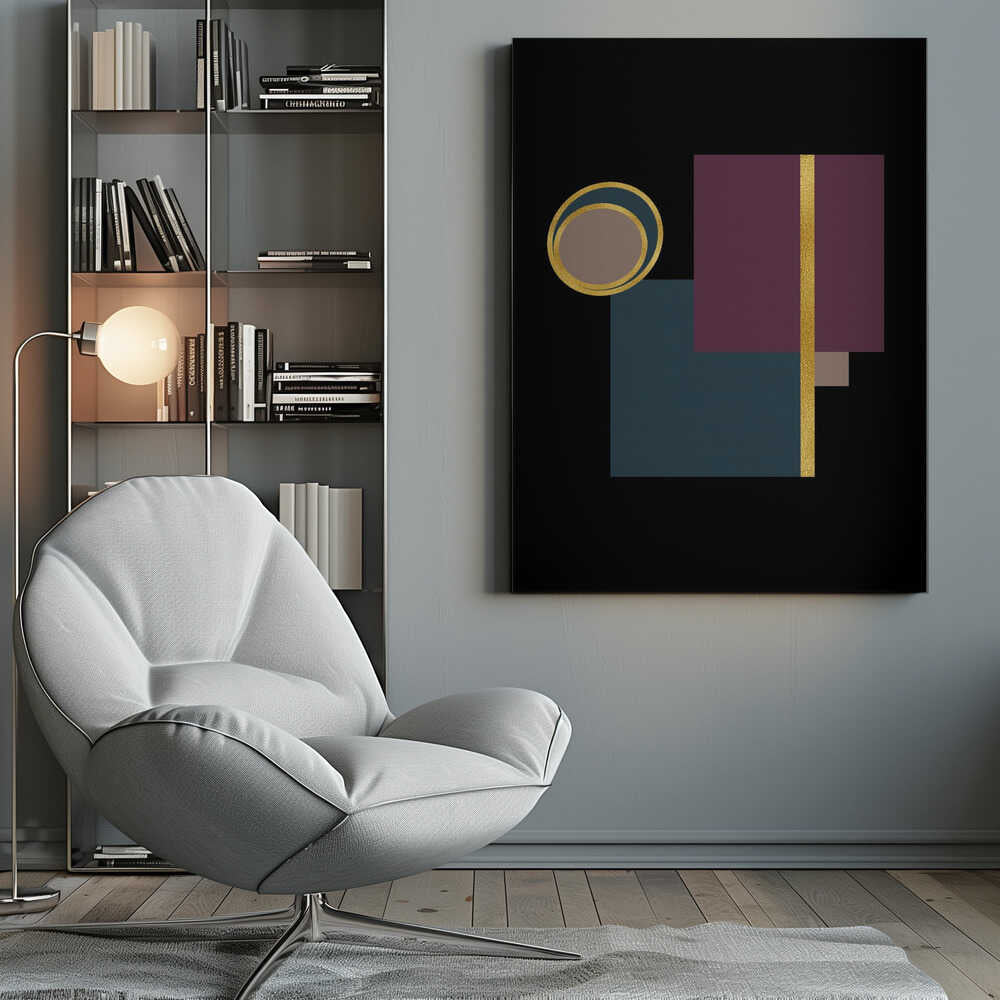 Wall art Squares and Circles Copy