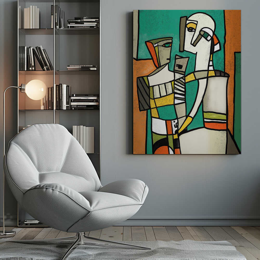 Wall art Abstract Figures Dance