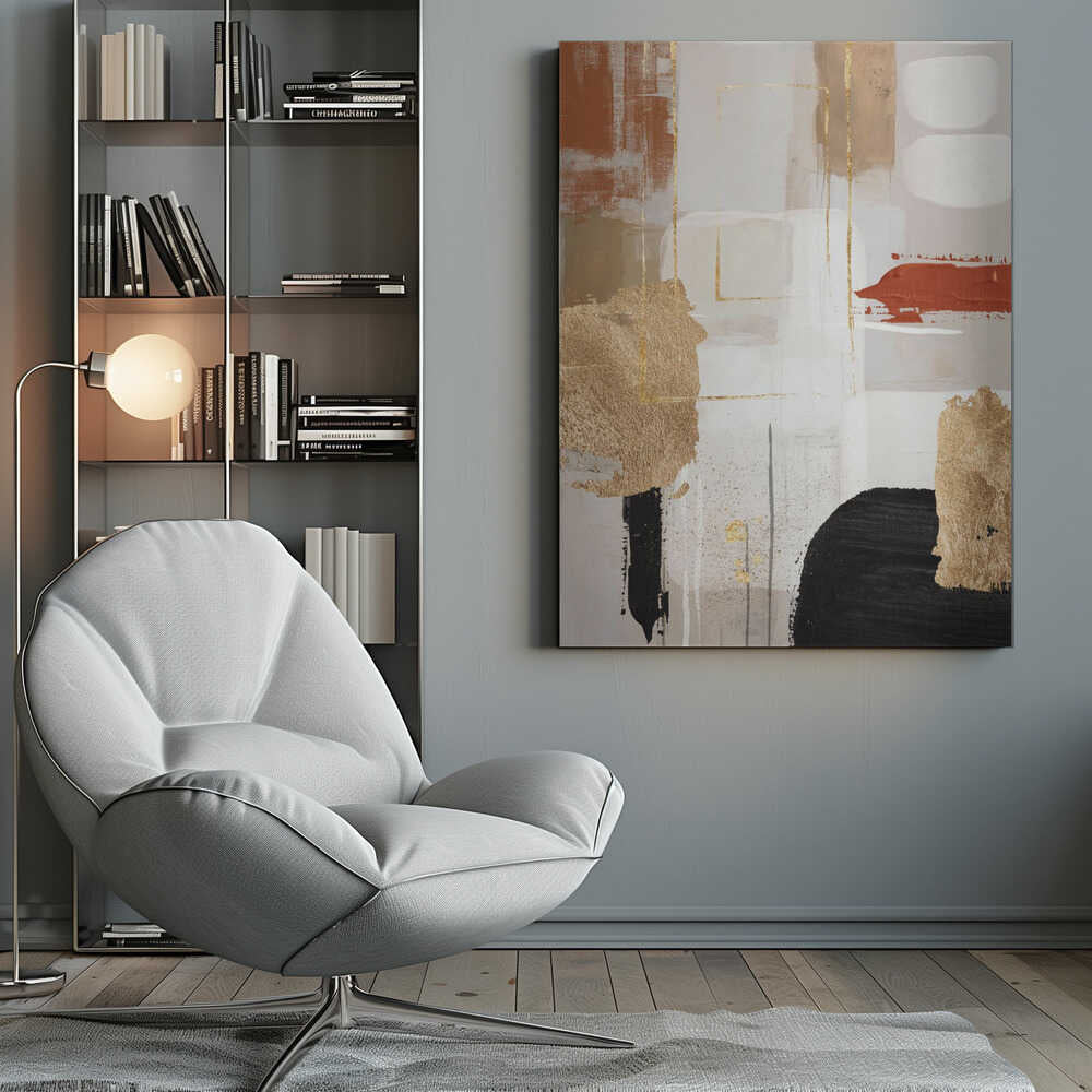 Wall art Terracotta Chaos 3