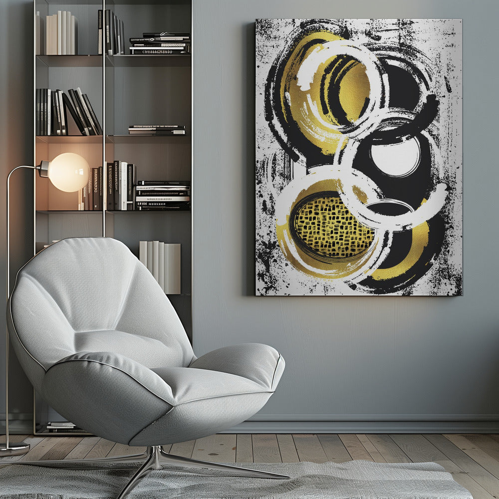 Landscape Photography Canvas Print-wall-art-abstract-painting-no-2-gold-inches