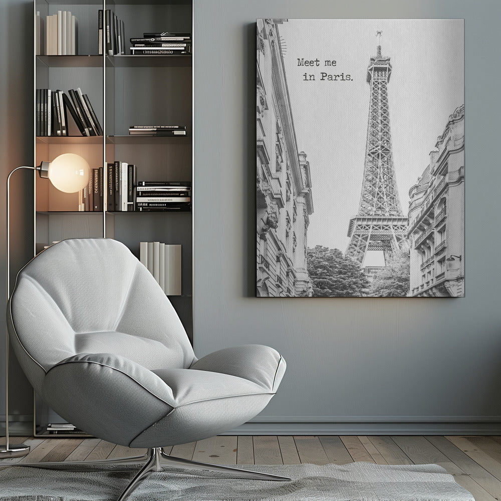 Wall art Meet me in Paris