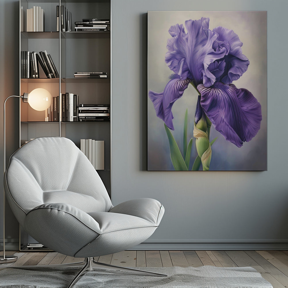 Floral Canvas Print-wall-art-iris-fl-100-inches