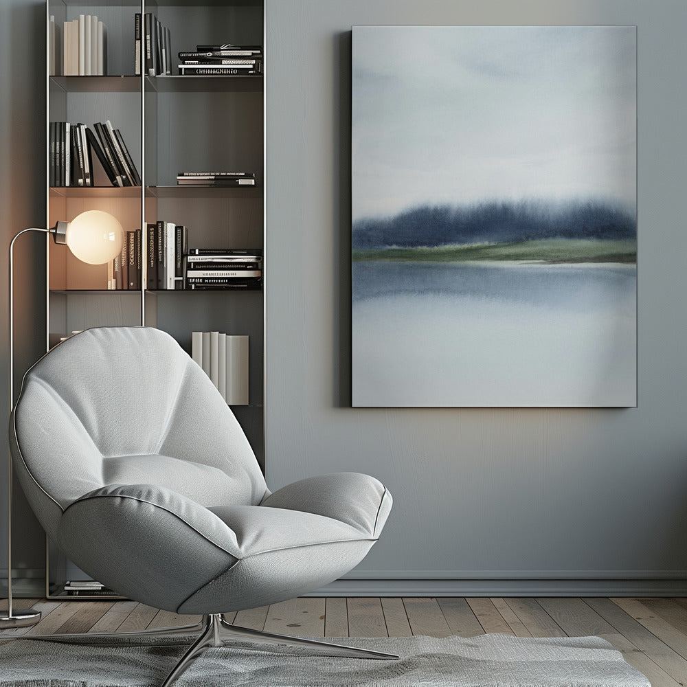 Abstract Art Canvas Print-wall-art-indigoforestiii-32x40-
