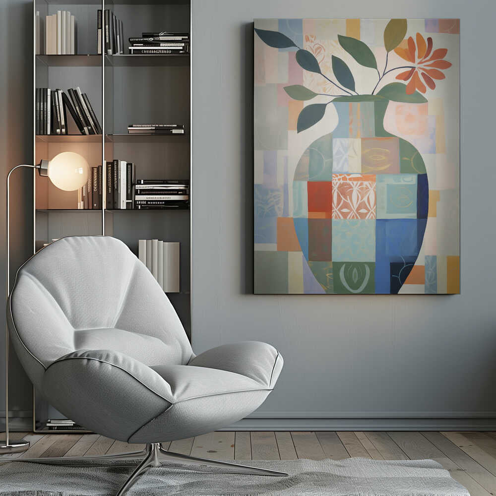 Wall art Abstract Vase