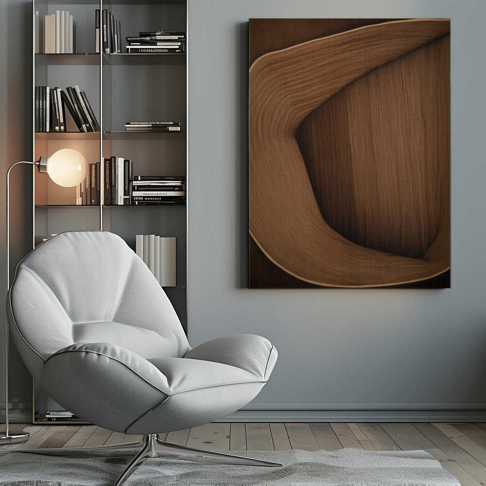 Wall art Caramel lines I