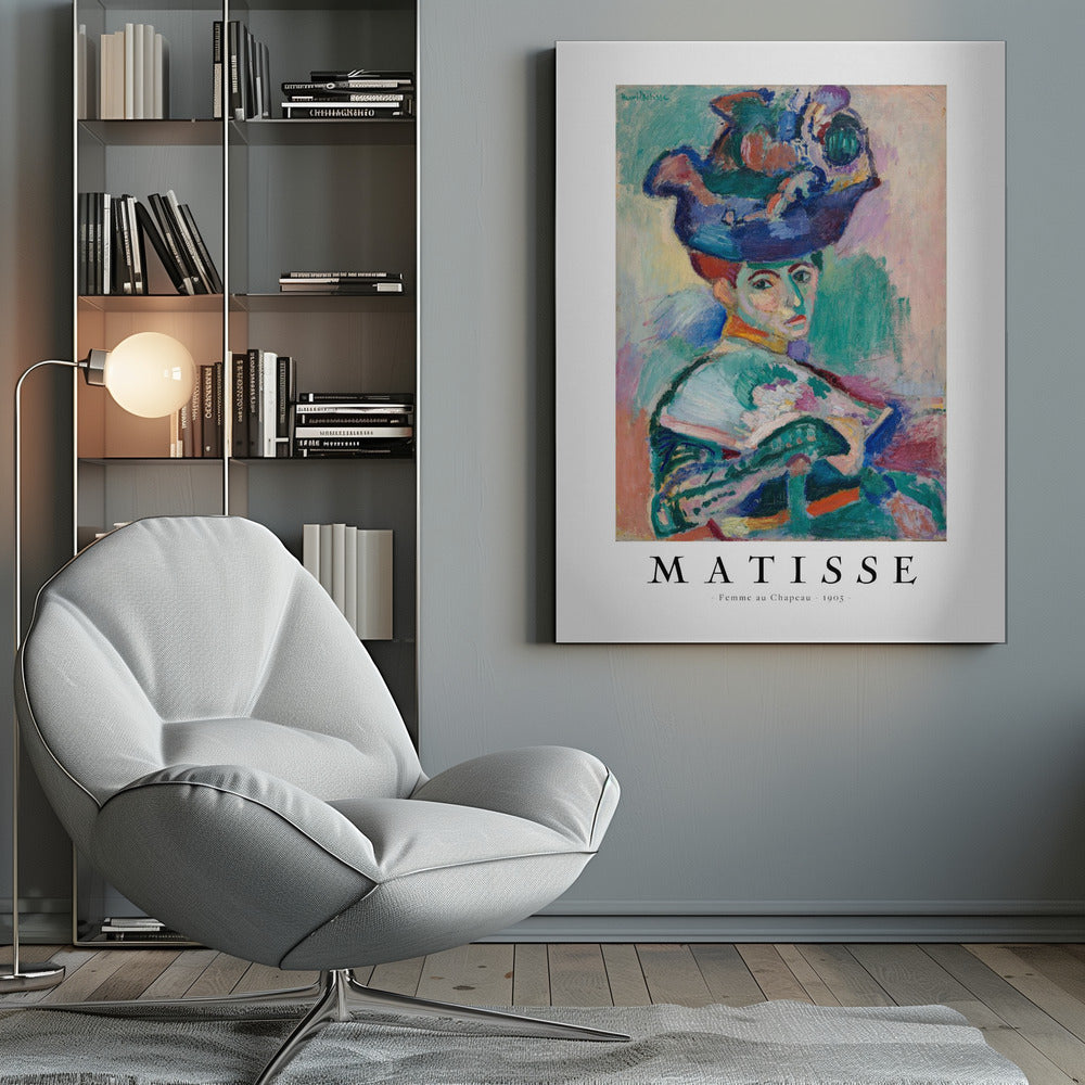 Wall art Woman With Hat 1905