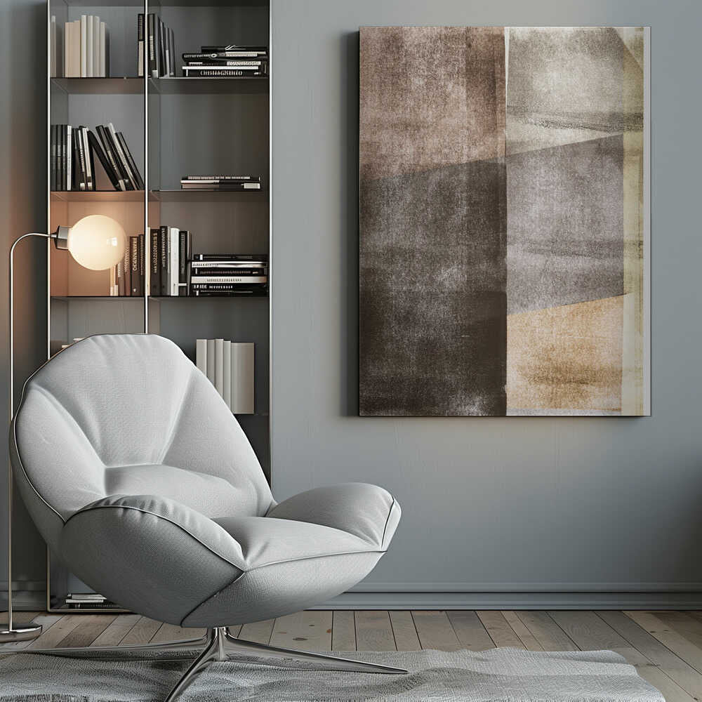 Wall art Earth Tones Texture Shapes