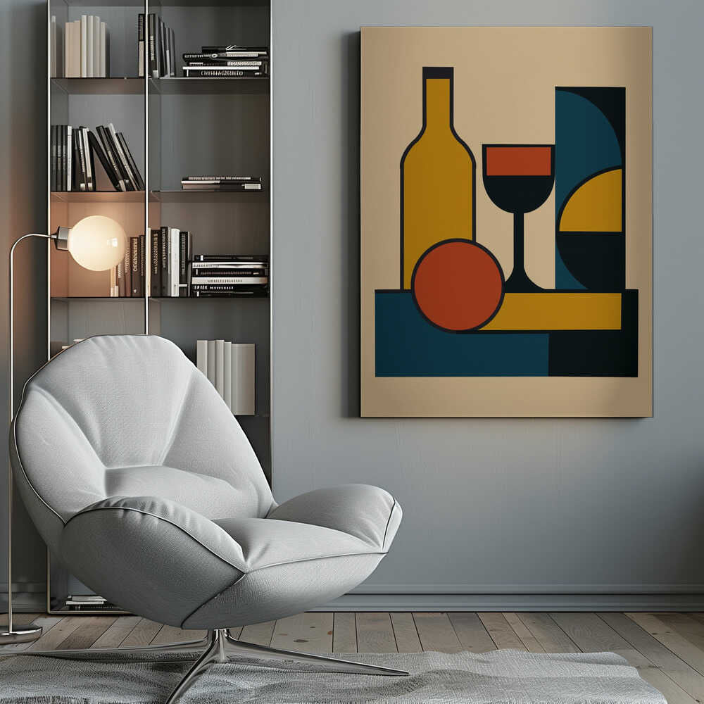 Wall art Geometric Still Life Composition