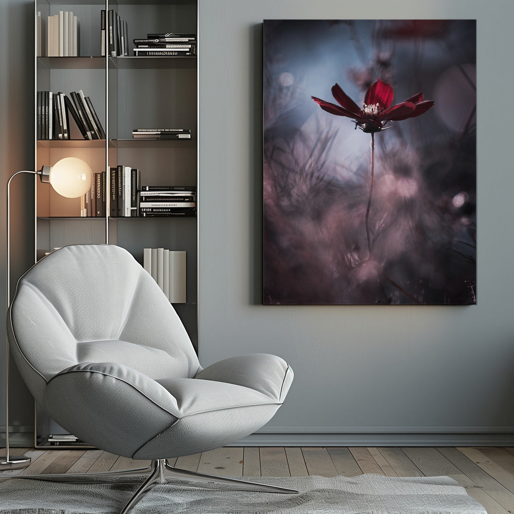 Wall art Tenue de soirée. Floral