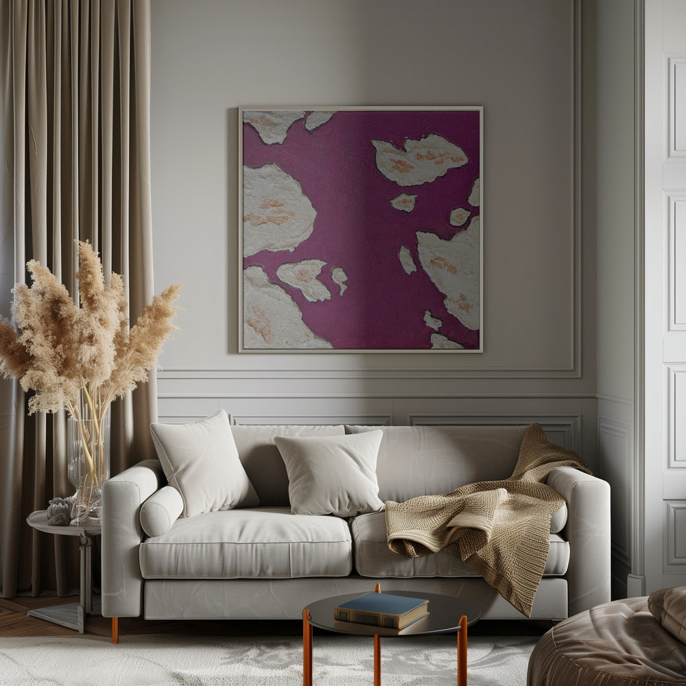 Aubergine Islands Wall Artwork 0