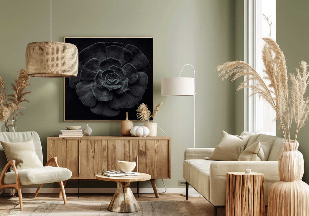 Wall art Cactus flower