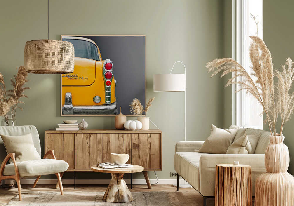 Wall art The Yellow Cab